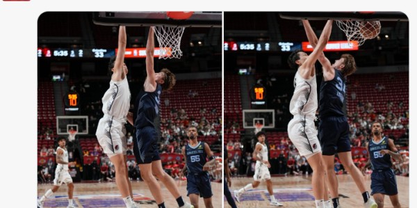 kaiyun体育app-NBA夏联：韦尔斯23+7灰熊逆转开拓者 杨瀚森10+5+3+1帽5失误