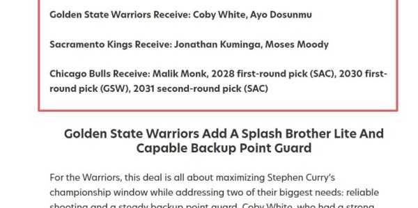 开云入口-FW策划三方交易，勇士再追两后卫，前湖人超六东游？